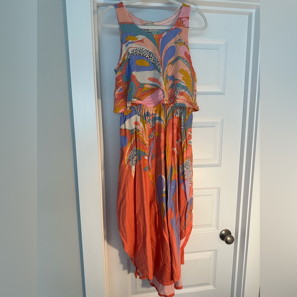 Colorful Sleeveless anthropologie Maxi Dress